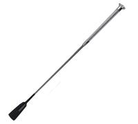 Woof Wear Vortex Riding Whip Silver - One Size - 60cm