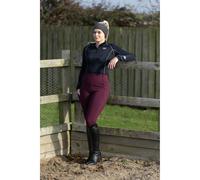 Woof Wear Winter Riding Tights Full Seat Plum - Size 8