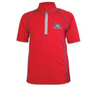 Woof Wear Young Rider Short Sleeve Riding Red - Junior Small