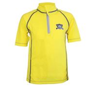 Woof Wear Young Rider Short Sleeve Riding Sunshine Yellow - Junior Small