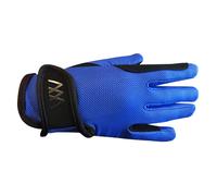 Woof Wear Young Rider Pro Gloves - Electric Blue - Breathable - Unisex - Specifically designed for the needs of young riders