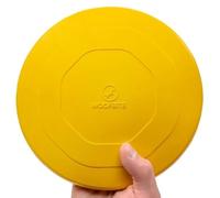 WoofBite Super Durable Dog Air Disc - Tough, Strong Chew & Fetch Toy for Power, Extreme, Aggressive Chewers - Heavy Duty Natural Rubber - Medium/Large Dogs