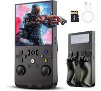 WOOFOOLA R36max Retro Handheld Game Console with Open Source Linux System, 128gb Tf Card Built-in 22,000+ Classic Video Game, Portable Gaming Console with 4.0-inch Ips Hd Screen & 4000mah Battery