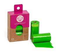 Woofpanion Unscented Heavy Duty Dog Waste Bags 3 Rolls (45 Bags)