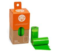 Woofpanion Unscented Heavy Duty Dog Waste Bags 8 Rolls (120 Bags)
