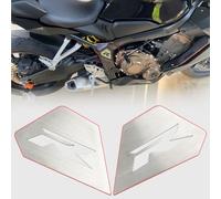 WOOGA Motorcycle Body Frame Filler fit for Ho&n&da CBR 650R CB650R 2019-2025 Frame Side Panel Cover Trim Covers Stainless Steel Badge Decoration Cover CBR 650 R Type R Emblem (Silver)