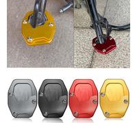 WOOGA Motorcycle CNC Kickstand Foot Side Stand Extension Pad Support Plate Enlarge Stand compatible for Ho&n&da FORZA NSS 750 NSS750 Accessories 2021-2024 (Black)