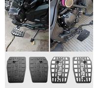 WOOGA Motorcycle Footpeg Aluminum Front Rider Floorboards Foot Pegs Footboard Accessory Kit fit for Ho&n&da Rebel 250 Rebel CMX 500 Rebel 300 CMX 250 CMX 500 CMX 300 Accessories 2017-2025 (Black)