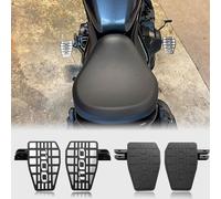 WOOGA Motorcycle Rider CNC Enlarge Footrests Foot Rest Pegs Wide Pedals fit for Ho&n&da Rebel CMX 1100 CMX1100/DCT Accessories 2021 2022 2023 2024 (Black)