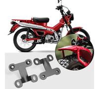 WOOGA Steel Adjustable Front Fender Mudguard Lift Riser 4CM Bracket Kit for Ho&nda Hunter Cub CT125/Trail 125,for Trail 125 Front Mudguards Lift Rising Bracket