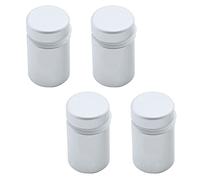 Woogim 4 PCS Side Clamp Standoffs Satin Aluminum, Edge Grip Standoffs for Glass, Burglarproof Sign Standoff, Standoffs Hardware, for Acrylic, Glass, PVC, Glass Panel（1-6 mm）