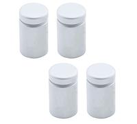 Woogim 4 PCS Side Clamp Standoffs Satin Aluminum, Edge Grip Standoffs for Glass, Burglarproof Sign Standoff, Standoffs Hardware, for Acrylic, Glass, PVC, Glass Panel（1-10 mm）