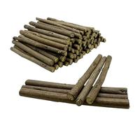 Woohome 120 PCS Wood Log Craft Sticks - 4 Inch Natural Twigs, 0.1-0.2 Inch Diameter, DIY Crafts & Photo Props