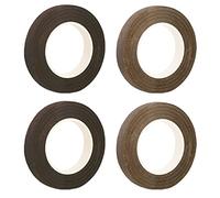 Woohome 4 Roll Florist Stem Wrap, 12mm Width Floral Tape, 90 Feet/Roll Bouquet Flower Wrap