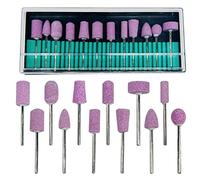 Woohome Grinding Polishing Heads Grinding Stone, Polishing Buffing Wheels, 12 Size Grinding Polishing Stone Wheel, Grinding Buffing Point Polishing Accessories for Dremel Rotary Tool