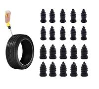 woojfcang 20 Pcs Tyre Repair Kit Rubber Nails Car Puncture Repair Nails Kit Self-service Tire Repair Screws Independent Capsules Vacuum Tyre Fast Repair Tools for Bike Auto Car Motorcycle Bicycle