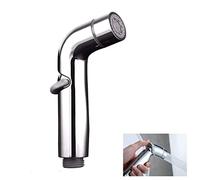 woojfcang Handheld Toilet Bidet Sprayer Head Adjustable Pressure Control Shower Douche Sprayer Replacement,Water Gun Flusher Nozzle Shower Bidet Tap for Toilet Bathroom - ABS Chrome Bidet Attachment