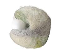Wool Acrylic Blended Long Pile Yarn - Multi Color Gradient, 2x3.52Oz 100G Skeins, 207 Yards, Soft Knitting Crocheting Yarn for Hats Scarves Sweaters | DIY Craft Wool for Winter Accessories