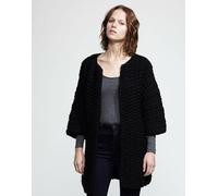 Wool and the Gang Crazy Sexy Wool Super Chunky Knitting Pattern Cross Country Coat - Easy Jackets, Capes, Cardigans Pattern - One Size