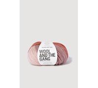 Wool and the Gang Feeling Good Stripe, Sugar Pink Stripe, 50g, Aran/Worsted