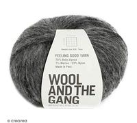 Wool and the Gang Feeling Good Yarn 84 Silver Fox Grey