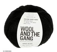 Wool and the Gang Feeling Good Yarn 88 Space Black