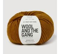 Wool and the Gang Lil' Crazy Sexy Wool, Bronzed Olive, 100g, Chunky