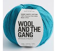 Wool and the Gang Shiny Happy Cotton 179 Turquoise Waters