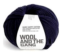 Wool and the Gang Shiny Happy Cotton 55 Midnight Blue