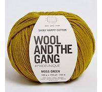 Wool and the Gang Shiny Happy Cotton 58 Moss Green
