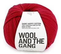 Wool and the Gang Shiny Happy Cotton 95 True Blood Red