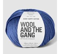 Wool and the Gang - Shiny Happy Cotton, Cornflower Blue, 100g