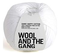 Wool and the Gang Shiny Happy Cotton 103 White Noise