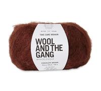 Wool and the Gang Take Care Mohair Chocolate Brown