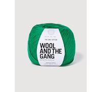 Wool and the Gang The One Cotton, Emerald Green, 100 g, DK Double Knitting