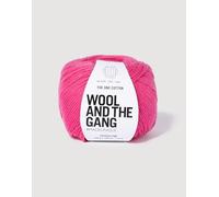 Wool and the Gang The One Cotton, Fuschia Pink, 100 g, DK Double Knitting