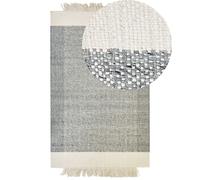Rug TATLISU Grey 140 x 200 cm Wool