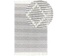 Rug TONYA Grey 160 x 230 cm Wool