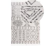 Rug ALKENT White 160 x 230 cm Wool