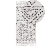 Rug ALKENT White 80 x 150 cm Wool