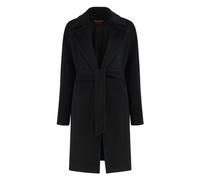 Wool beaver cloth robe coat - female - Max Mara Studio - Belted Coats - Black - S - Coats S