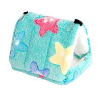 Wool Birds Bed - Wild Warm Hammock House | Parrot Warmth Sleeping Bed | Warm Hiding Hammock House | Comfortable Bird Hammock Shed | Small Animal House Cave for Hamster Lovebird Waves