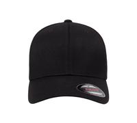 Wool Blend Baseball Cap Flexfit by Yupoong Black S/M