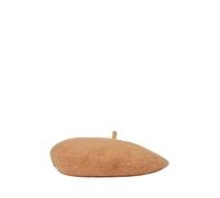 Wool Blend Beret Plain Ladies Womens Girls Boy Hat French Autumn Winter Warm Cap (Camel)