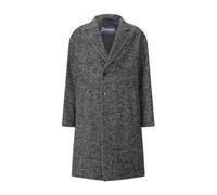 Wool Blend Coat with Herringbone Pattern - male - Herno - Single-Breasted Coats - Black - M - Coats M