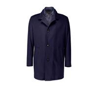 Wool Blend Coat with Vest Insert - male - Bugatti - Single-Breasted Coats - Blue - XL - Coats XL