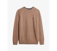 Superdry Wool Blend Sweater Brown S Men