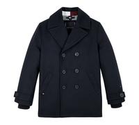 Wool Blend Lightweight Padded Peacoat - male - Tommy Hilfiger - Light Jackets - Blue - 4 Y - Kids 4 Y