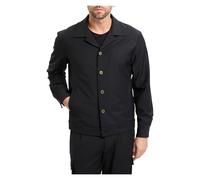 Wool Blend Overshirt - male - Myths - Light Jackets - Black - M - Jackets M