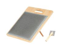 Wool Blending Board Carding Tools and Combing Board - Multifunctional Carding Board and Multipurpose Combing Tool - Fiber Blending Carder, Beginner Women Wife Mom Grandma Home Knitting Felt Crafting